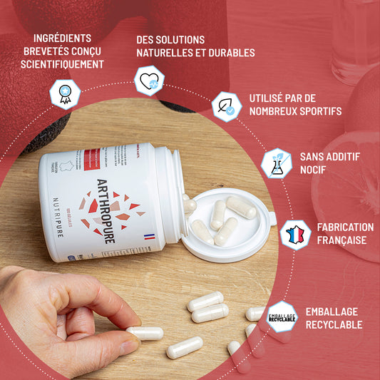 Arthropure - MSM Chondroïtine Glucosamine Boswellia -Nutripure