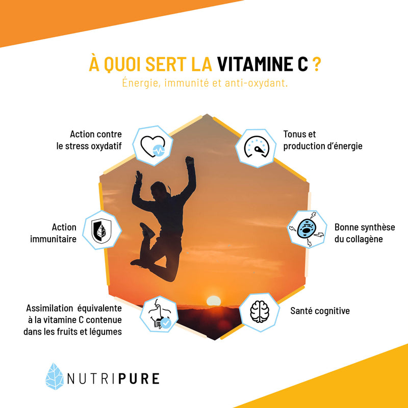 Vitamine C Format poudre pot - Nutripure